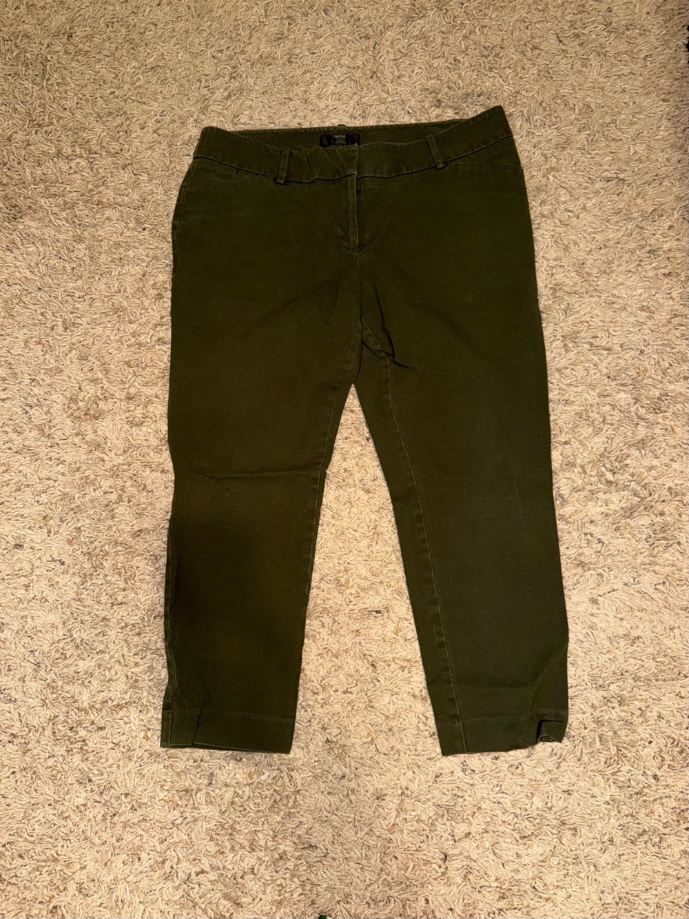 Mossimo Supply Co. Olive Green Cropped Pants